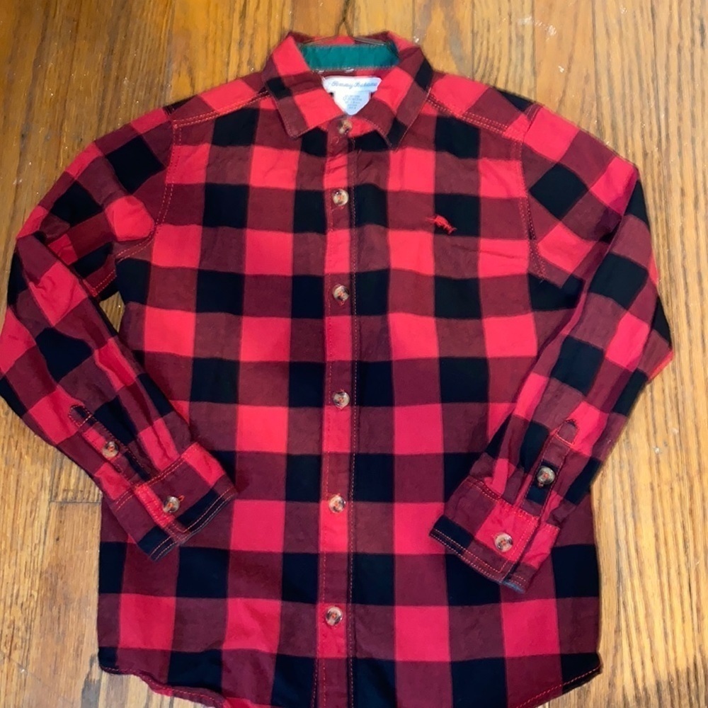 TOMMY bahama size 7/8 button down shirt